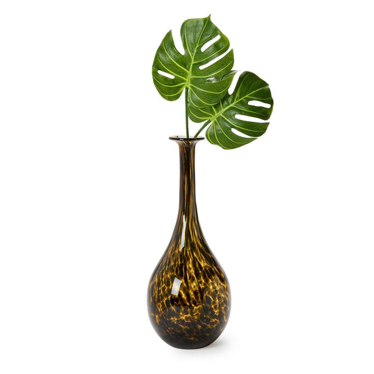 Tortoise Large Long Neck Glass Vase-Home/Giftware-Kevin's Fine Outdoor Gear & Apparel