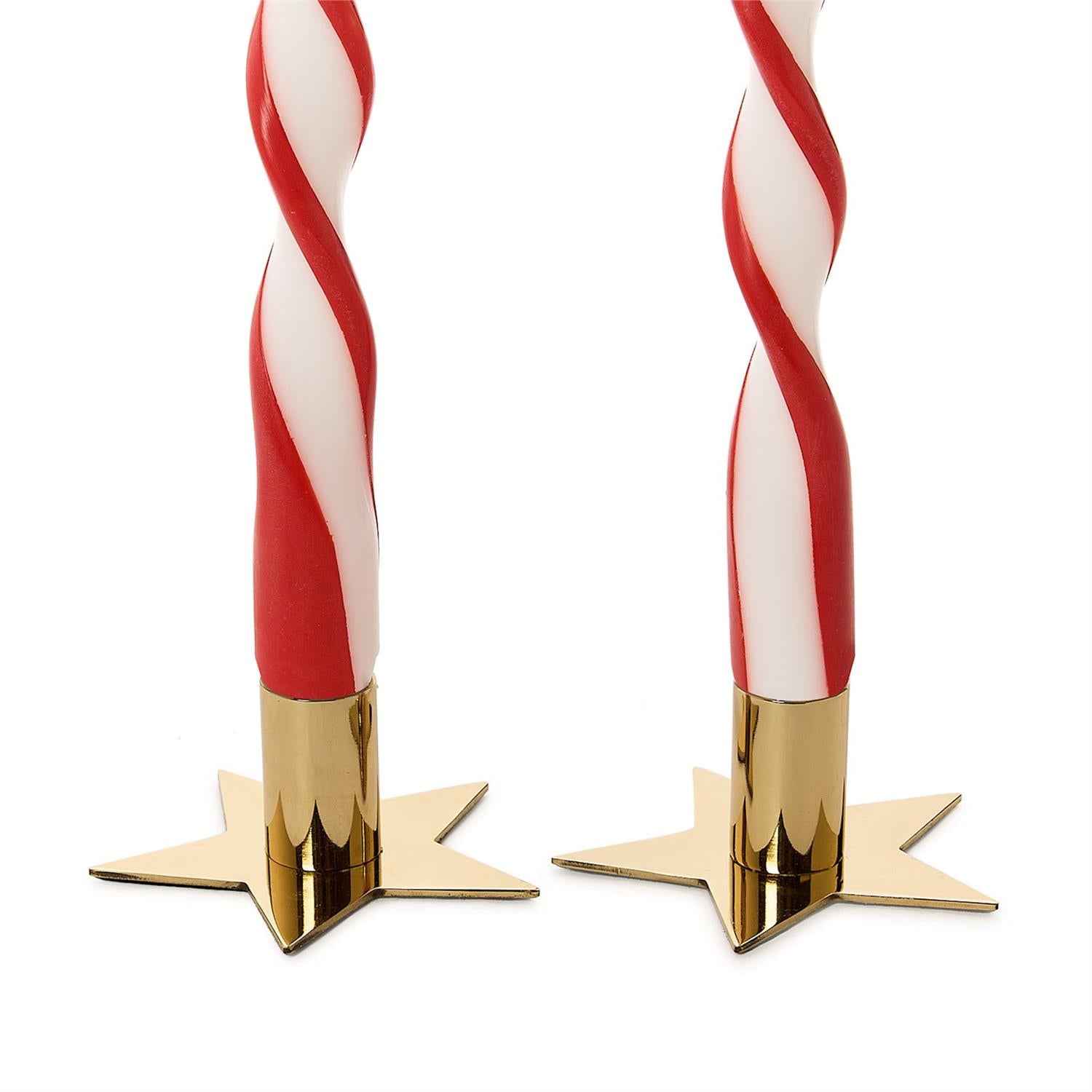 Star Shape Metallic Gold Metal Taper Candleholder-Home/Giftware-Kevin's Fine Outdoor Gear & Apparel