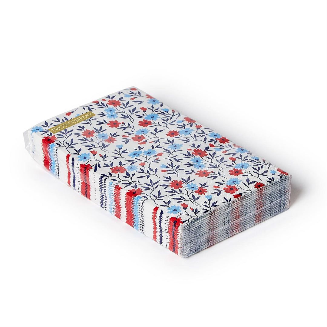 Red, White, and Bloom 3-Ply Paper Dinner Napkin/Guest Towel-Home/Giftware-Kevin's Fine Outdoor Gear & Apparel