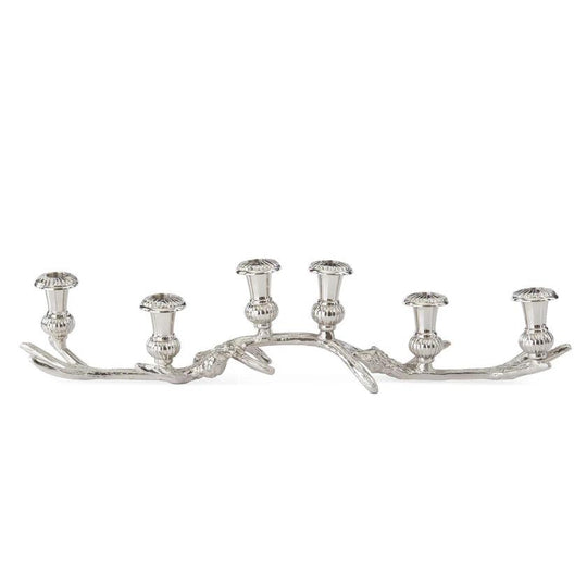 24.5" Silver Antler 6 Taper Candle Holder-Home/Giftware-Kevin's Fine Outdoor Gear & Apparel