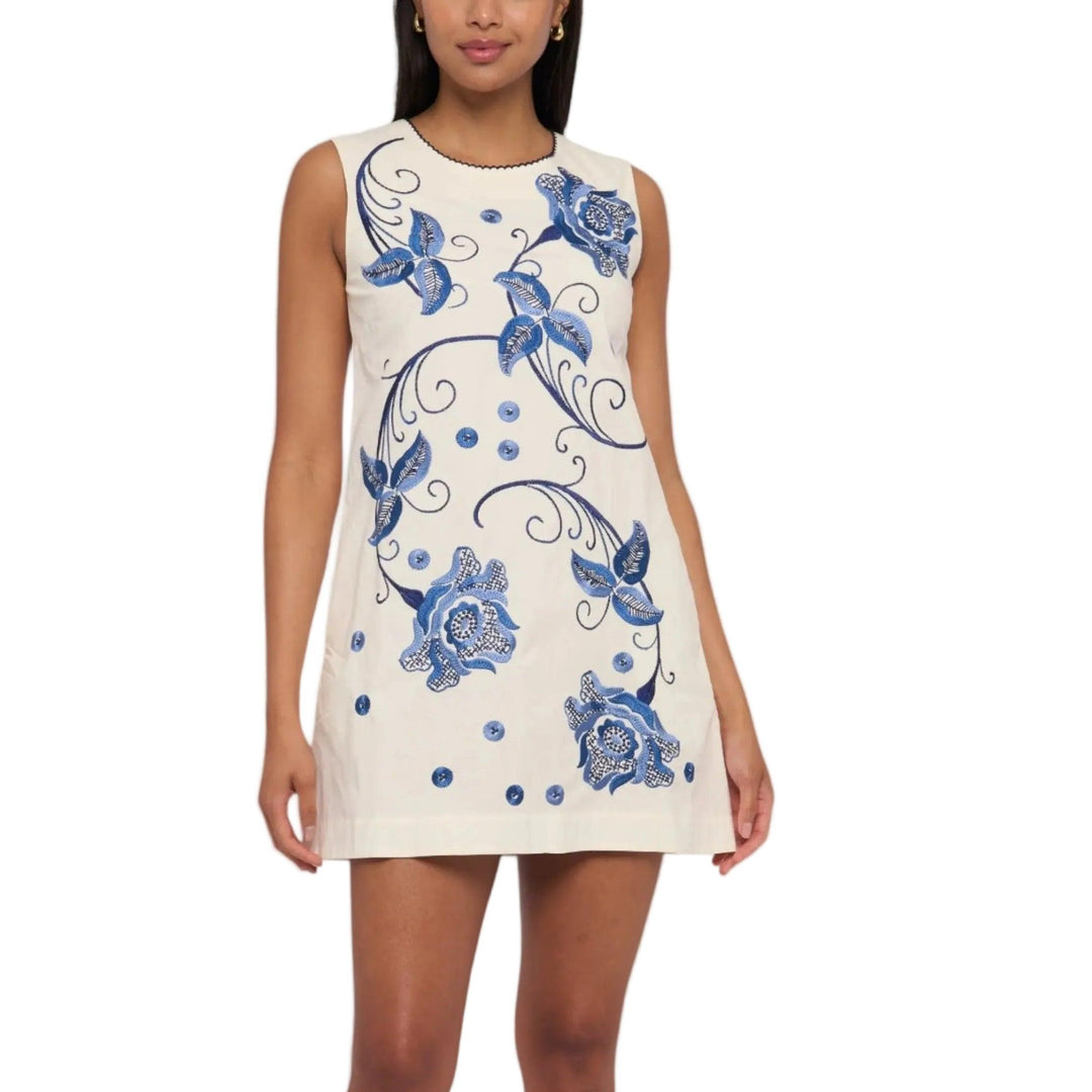 Love The Label Tiffany Mini Dress-Women's Clothing-Kimber Embroidery-XS-Kevin's Fine Outdoor Gear & Apparel