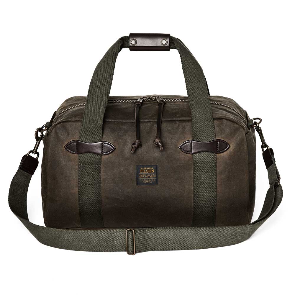 Filson Tin Cloth Small Duffle Bag-Luggage-Otter Green-Kevin's Fine Outdoor Gear & Apparel