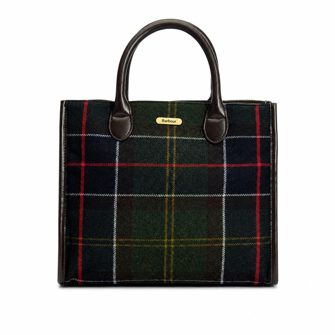 Barbour Barrhill Tartan Tote Bag-Women's Accessories-Classic Tartan-Kevin's Fine Outdoor Gear & Apparel