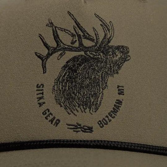 Sitka Elk Sketch Retro 5 Panel Cap
