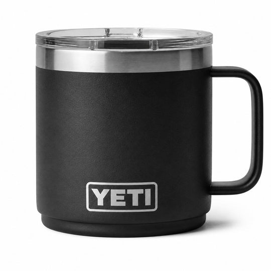 YETI Rambler 14 oz with Durasip Ceramic Lined Mug 2.0 with MagSlider Lid-Hunting/Outdoors-Black-Kevin's Fine Outdoor Gear & Apparel