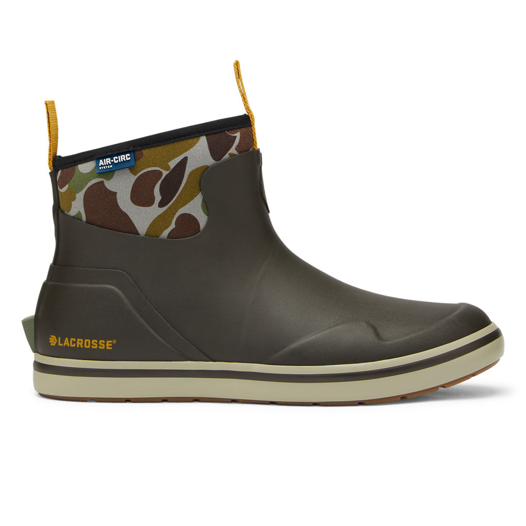Lacrosse Men's 6" Alpha Deck Boot-Footwear-Black Olive/Camo-8-Medium-Kevin's Fine Outdoor Gear & Apparel