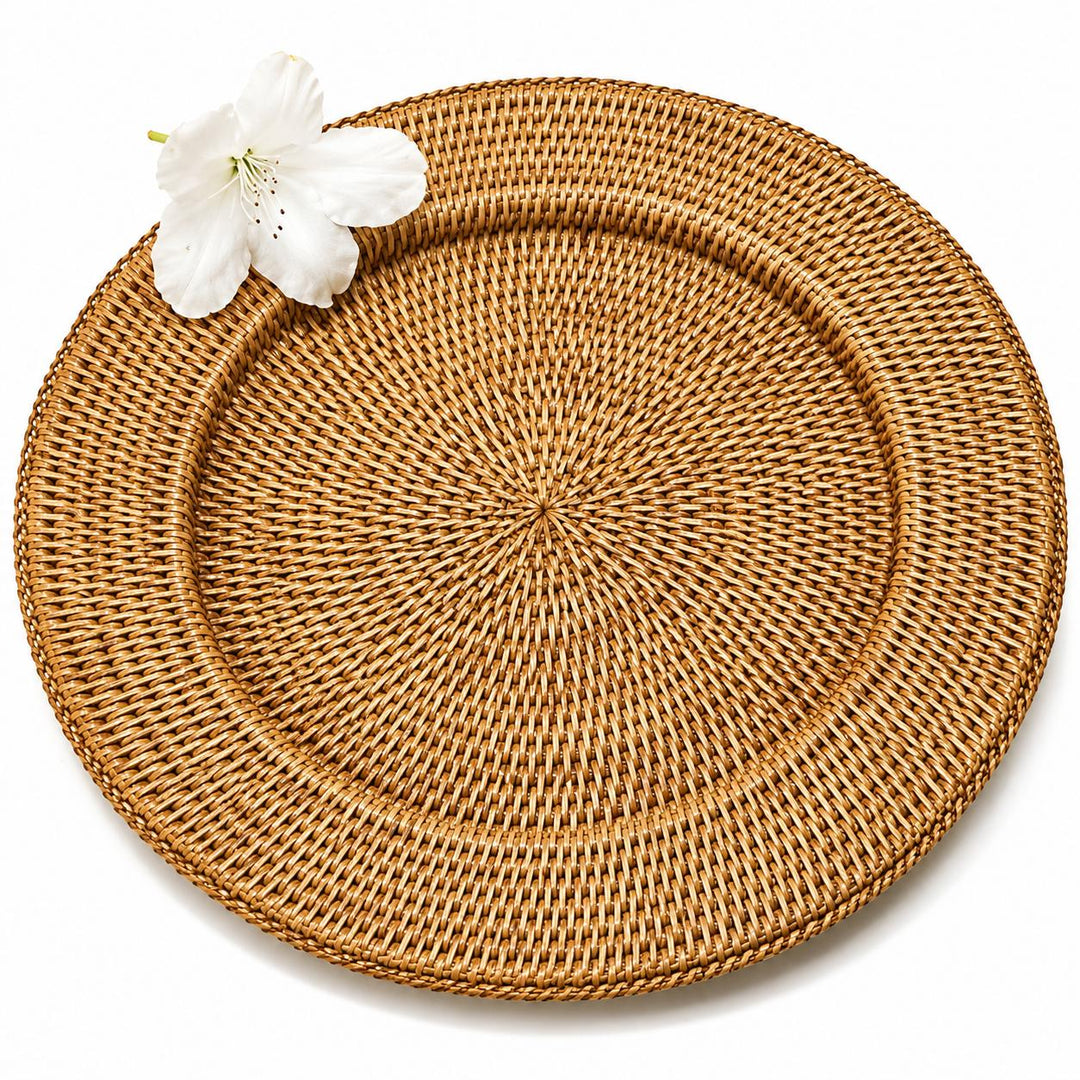 Wicker Tableware Charger-Home/Giftware-Solid Weave-Kevin's Fine Outdoor Gear & Apparel