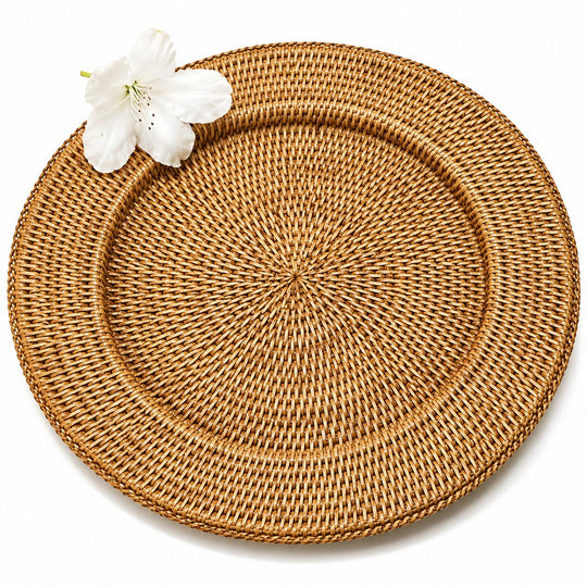 Wicker Tableware Charger-Home/Giftware-Solid Weave-Kevin's Fine Outdoor Gear & Apparel