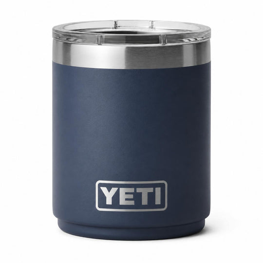 YETI Rambler 10 oz Lowball 2.0 with Durasip Ceramic Lining and MegaSlider Lid-Hunting/Outdoors-Navy-Kevin's Fine Outdoor Gear & Apparel