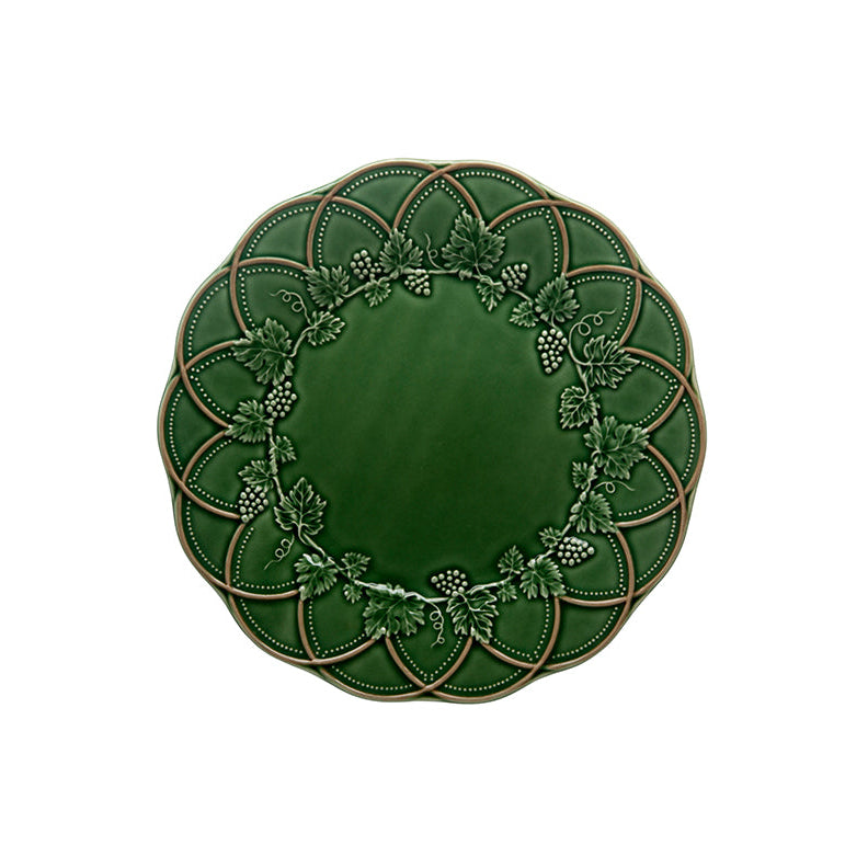 Bordallo Dinner Plate-Home/Giftware-Green/Brown-Kevin's Fine Outdoor Gear & Apparel