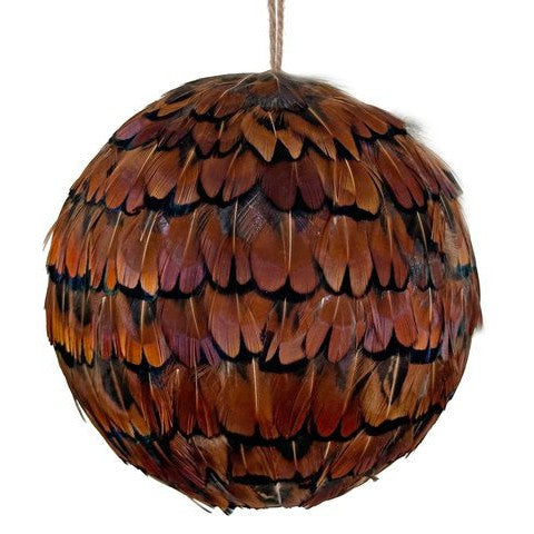Feather Ball Ornament-HOME/GIFTWARE-4"-Kevin's Fine Outdoor Gear & Apparel