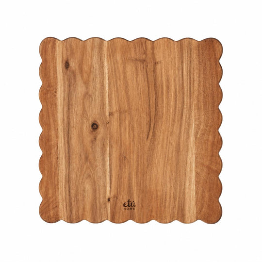 Square Scalloped Cutting Board-Home/Giftware-L (16")-Kevin's Fine Outdoor Gear & Apparel