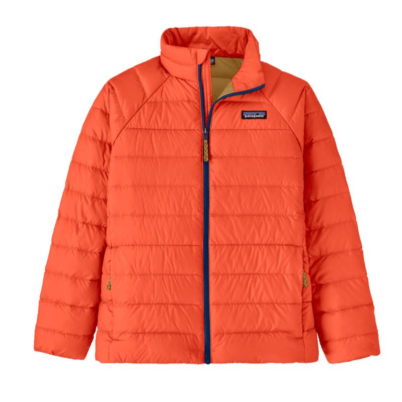 Patagonia Kid's Down Sweater-Children's Clothing-Orange Peal-XS-Kevin's Fine Outdoor Gear & Apparel