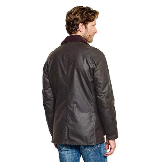Barbour Washed Ashby Wax Jacket-Men's Clothing-Kevin's Fine Outdoor Gear & Apparel