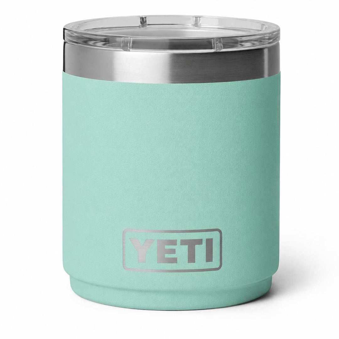 YETI Rambler 10 oz Lowball 2.0 with Durasip Ceramic Lining and MegaSlider Lid-Hunting/Outdoors-Sea Stone-Kevin's Fine Outdoor Gear & Apparel