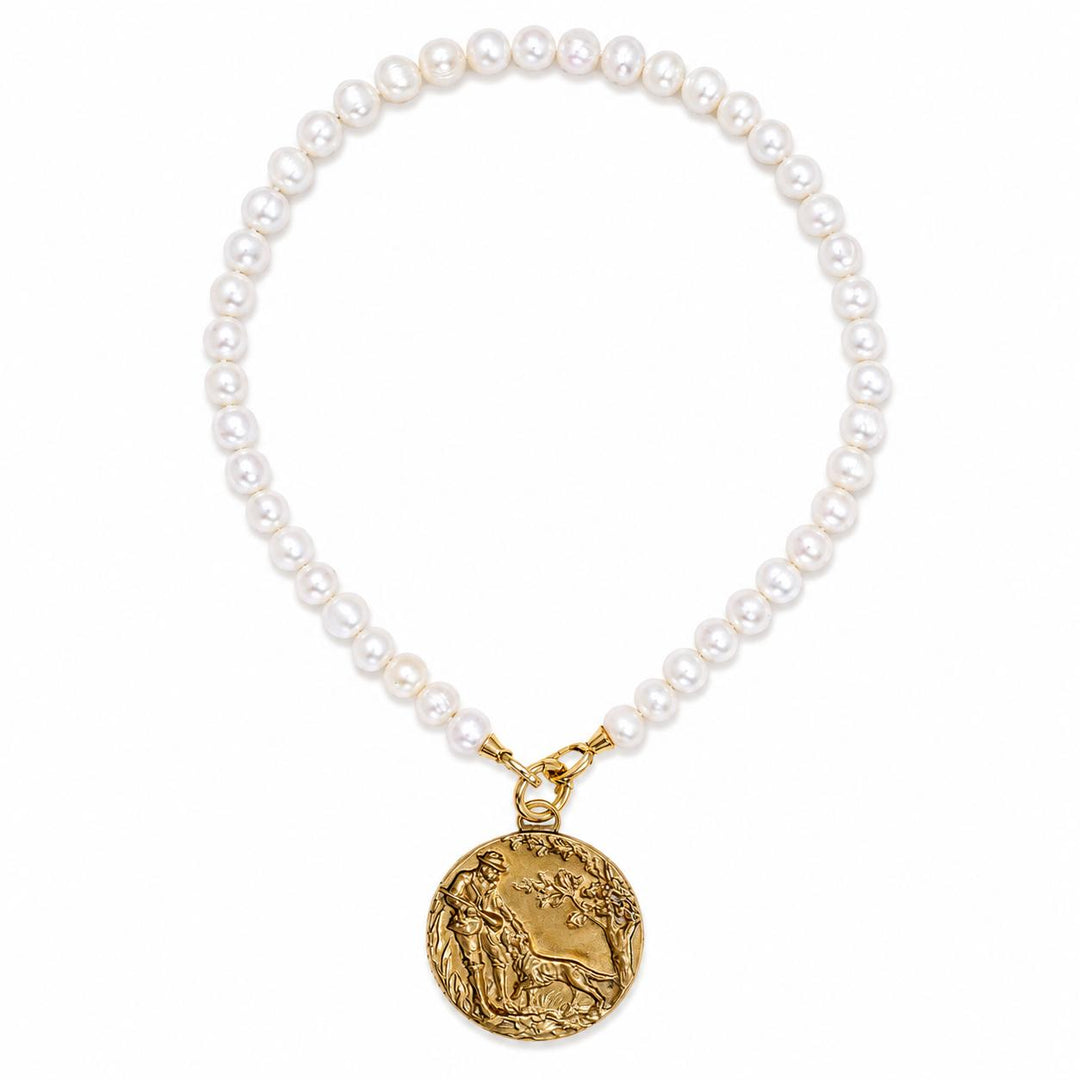 Kevin's Freshwater Pearl Pendant Necklace-Jewelry-Hunter/White Pearl-Kevin's Fine Outdoor Gear & Apparel