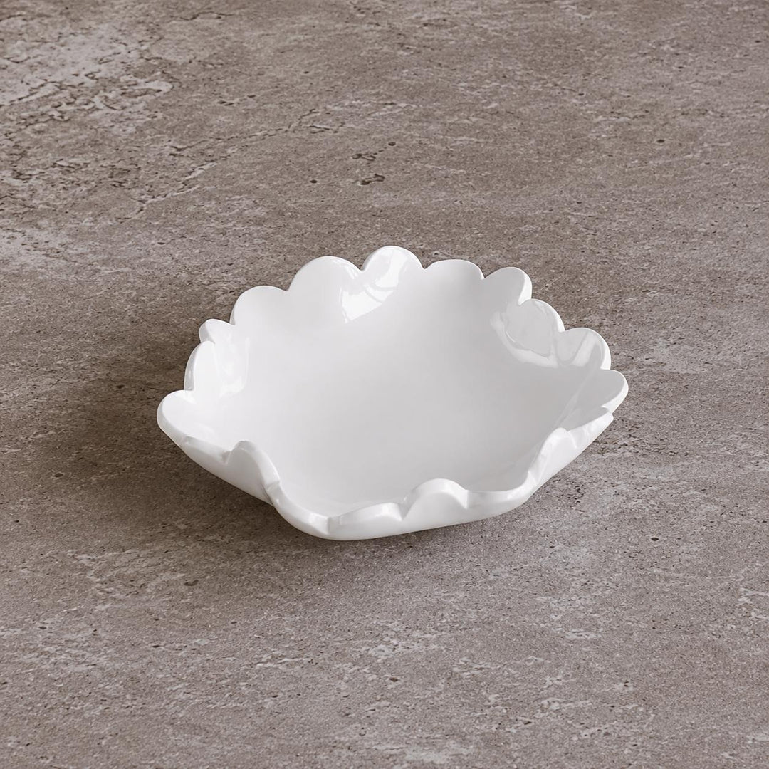 Beatriz Ball Vida Colette Appetizer Plates (Set of 4)-Home/Giftware-White-Kevin's Fine Outdoor Gear & Apparel