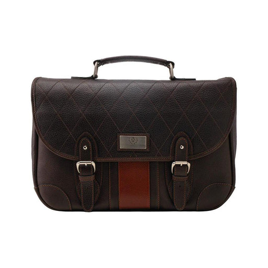 Martin Dingman Rudyard Saddle Leather Lodge Brief-Luggage-Chocolate-Kevin's Fine Outdoor Gear & Apparel