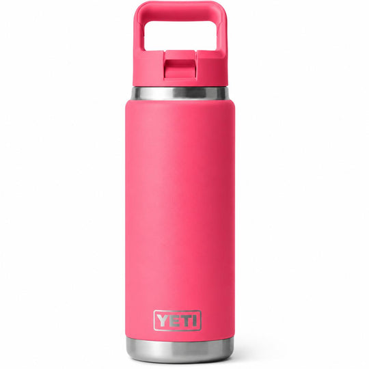 YETI Rambler 26 oz Water Bottle with Straw Cap-Hunting/Outdoors-Tropical Pink-Kevin's Fine Outdoor Gear & Apparel