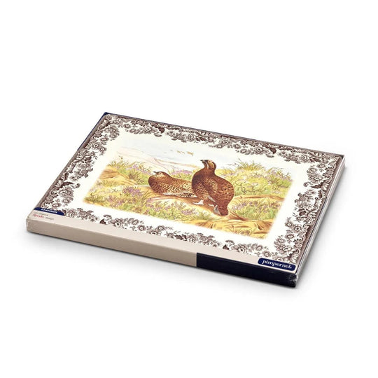 Spode Woodland Gamebird Rectangular Placemats (Set of 4)-Home/Giftware-Kevin's Fine Outdoor Gear & Apparel