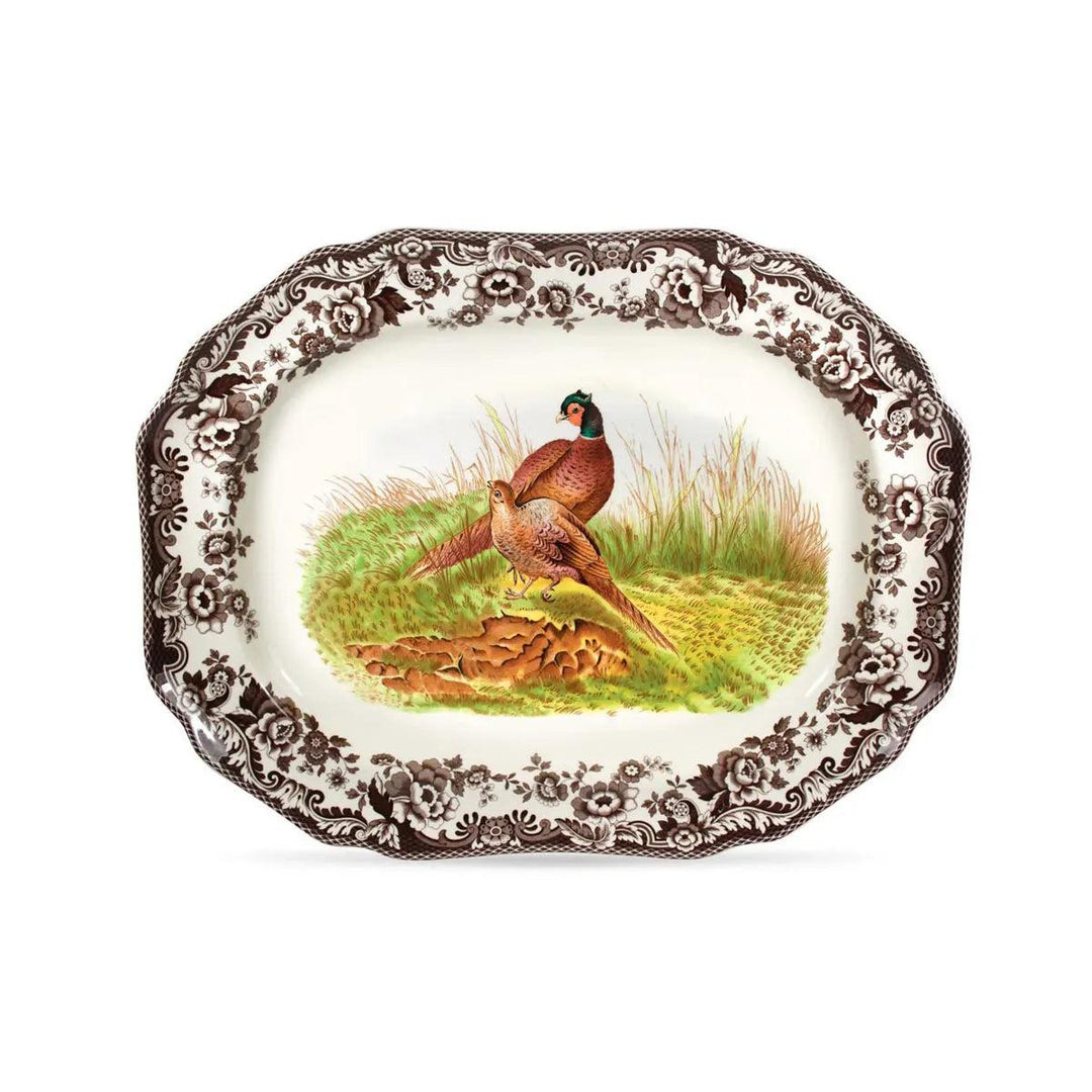 Spode Woodland 19" Pheasant Platter-Home/Giftware-Kevin's Fine Outdoor Gear & Apparel