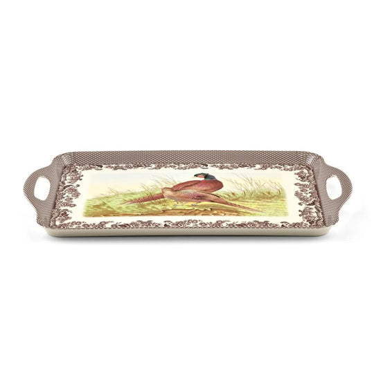 Spode Woodland Pheasant Large Melamine Handled Tray-Home/Giftware-Kevin's Fine Outdoor Gear & Apparel