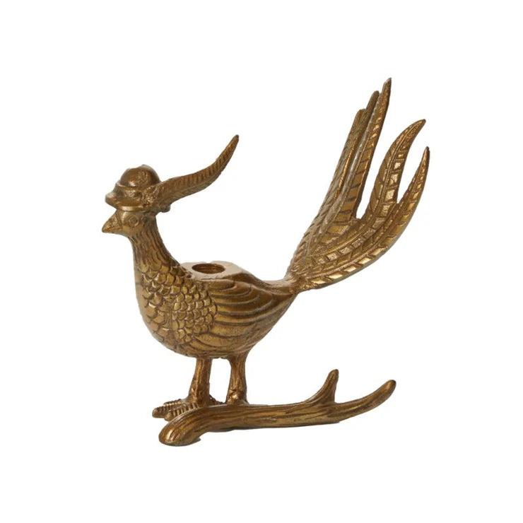 E+E Antique Gold Candlestick Holder-Home/Giftware-Avery-8.25"-Kevin's Fine Outdoor Gear & Apparel