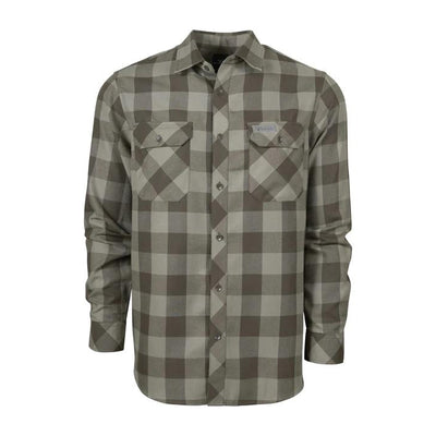 King's Camo Flannel Shirt-Men's Clothing-Sage-M-Kevin's Fine Outdoor Gear & Apparel