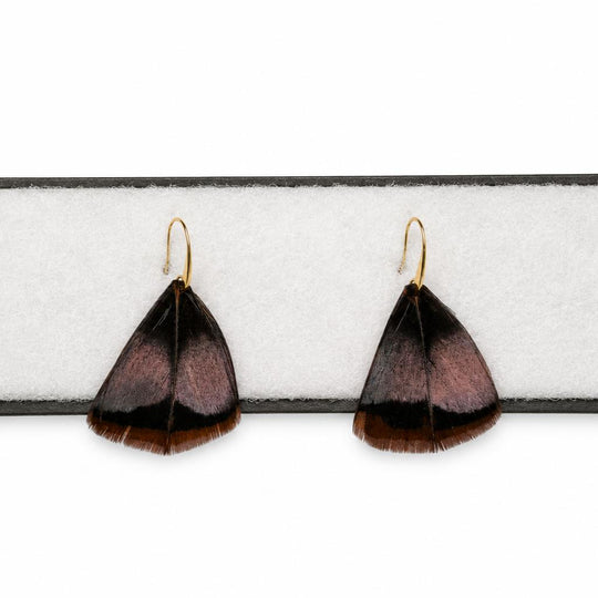 Turkey Feather Earrings-Women's Accessories-Single Row-Kevin's Fine Outdoor Gear & Apparel