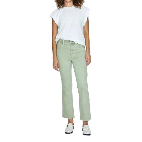 Pistola Women's Lennon High Rise Crop Boot Jeans-Women's Clothing-Sage Snow-24/00-Kevin's Fine Outdoor Gear & Apparel