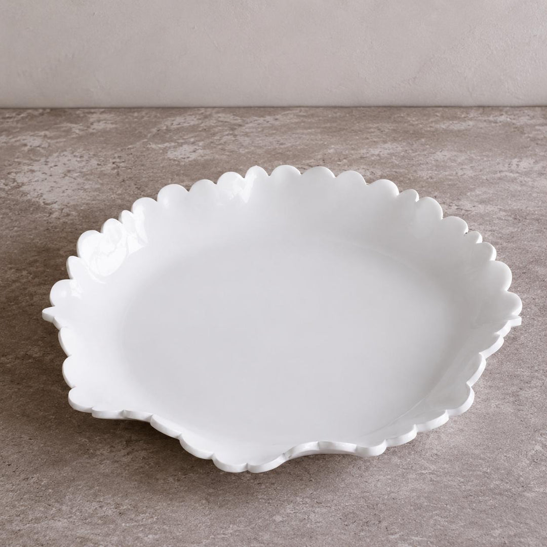 Beatriz Ball Vida Colette Large Round Platter-Home/Giftware-White-Kevin's Fine Outdoor Gear & Apparel