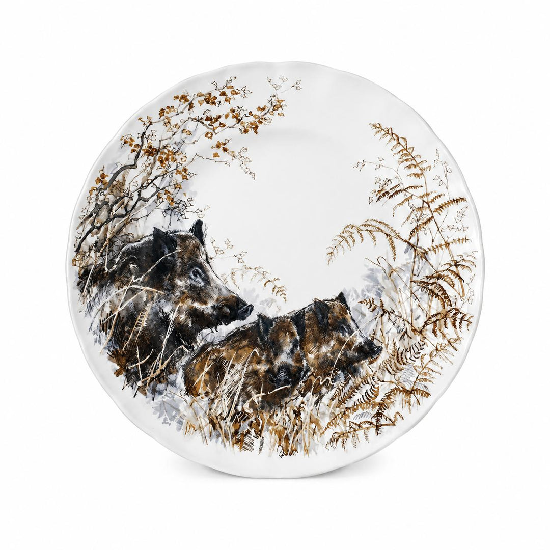 Sologne Dessert Plate-Home/Giftware-Boar-Kevin's Fine Outdoor Gear & Apparel