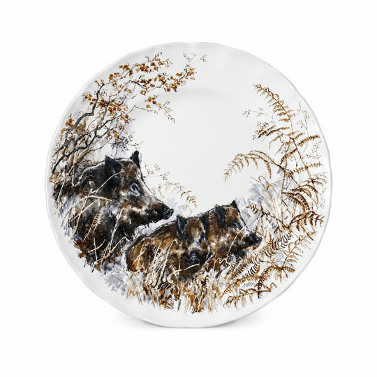 Sologne Dessert Plate-Home/Giftware-Boar-Kevin's Fine Outdoor Gear & Apparel