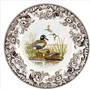 Spode Woodland Dinner Plate 10.5"-Home/Giftware-BLUE WINGED TEAL DUCK-Kevin's Fine Outdoor Gear & Apparel