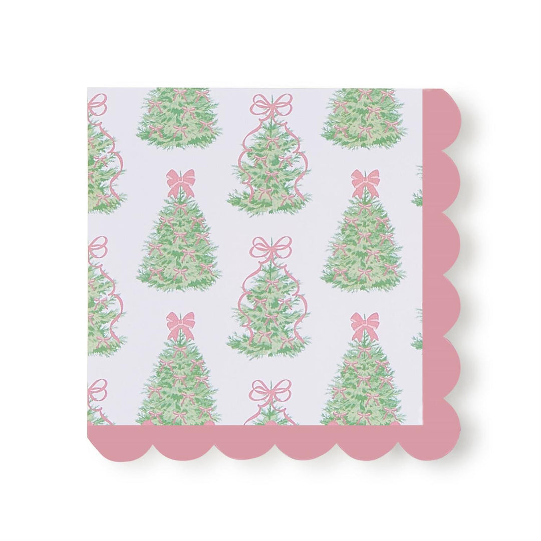 Fancy and Festive 3-Ply Cocktail Napkins with Scalloped Edge-Home/Giftware-Kevin's Fine Outdoor Gear & Apparel