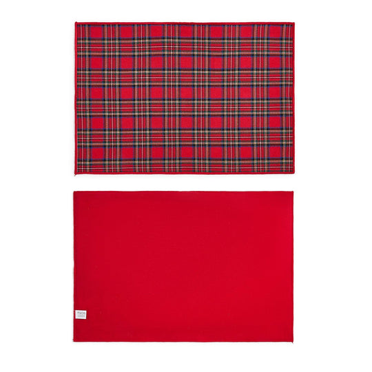 Tartan Traditions Double-Sided Fabric Placemats (Set of 4)