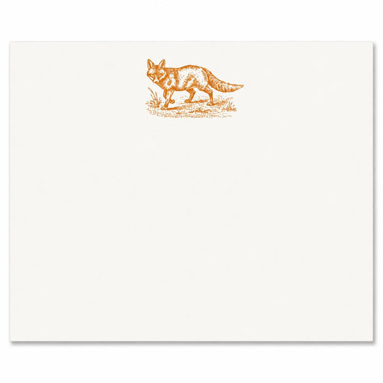 Sporting Note Card Sets-Home/Giftware-Fox (Orange)-Kevin's Fine Outdoor Gear & Apparel