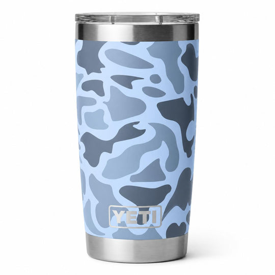YETI 20 oz Rambler with MagSlider Lid-Hunting/Outdoors-Blue Camo-Kevin's Fine Outdoor Gear & Apparel