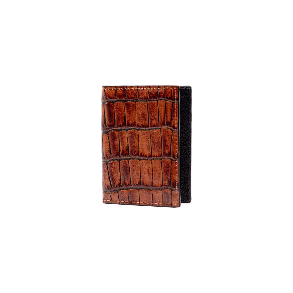 Martin Dingman Anthony Alligator Grain ID Wallet-Chestnut-Kevin's Fine Outdoor Gear & Apparel