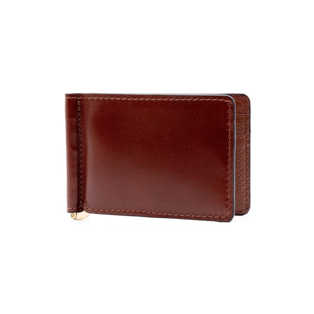 Martin Dingman Edward Saddle Leather Credit Card Money Clip-Saddle Tan-Kevin's Fine Outdoor Gear & Apparel