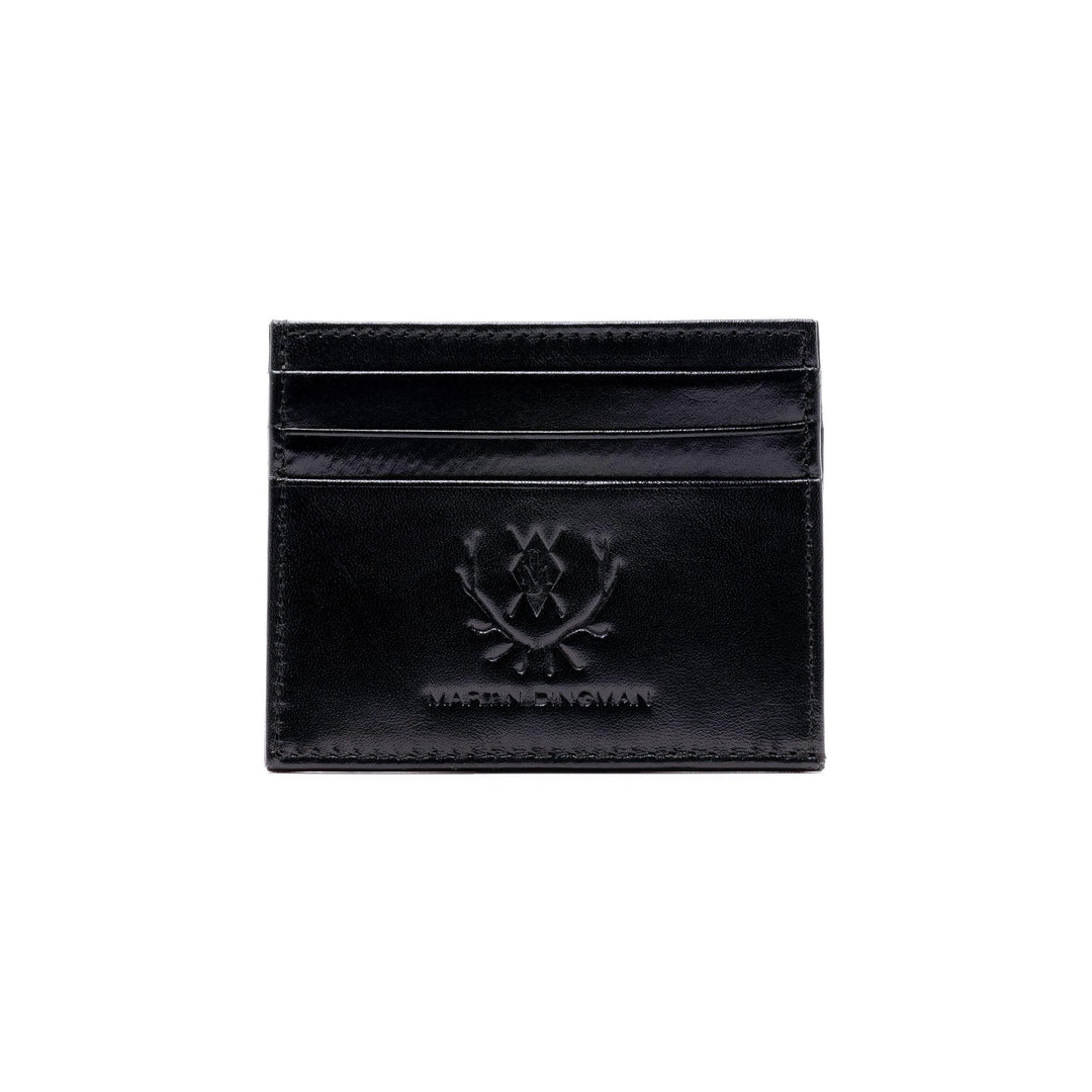 Martin Dingman Edward Saddle Leather Executive ID Card Case-Men's Accessories-Black-Kevin's Fine Outdoor Gear & Apparel
