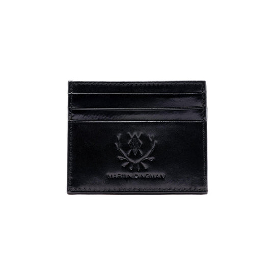 Martin Dingman Edward Saddle Leather Executive ID Card Case-Men's Accessories-Black-Kevin's Fine Outdoor Gear & Apparel