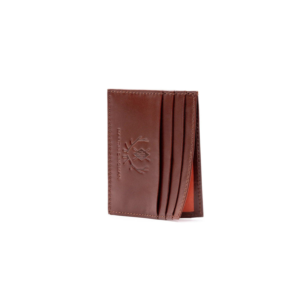 Martin Dingman Edward Saddle Leather Executive ID Card Case-Men's Accessories-Saddle Tan-Kevin's Fine Outdoor Gear & Apparel