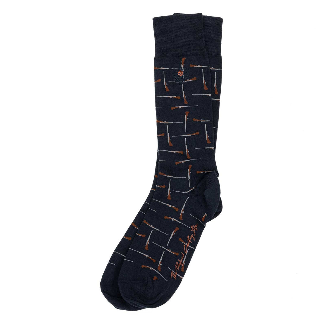 Martin Dingman Peruvian Pima Fancies Sock-Men's Accessories-Navy Rifle-Kevin's Fine Outdoor Gear & Apparel