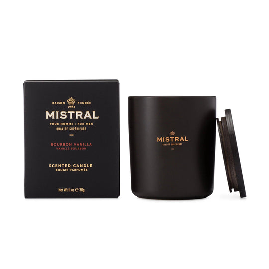 Mistral 60 Hour Candle 11 oz-Home/Giftware-Bourbon Vanilla-Kevin's Fine Outdoor Gear & Apparel