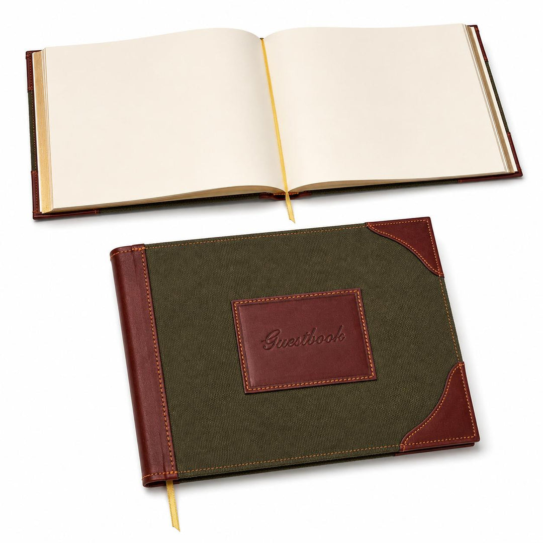 Kevin's Leather Trim Guest Book-Media-Kevin's Fine Outdoor Gear & Apparel
