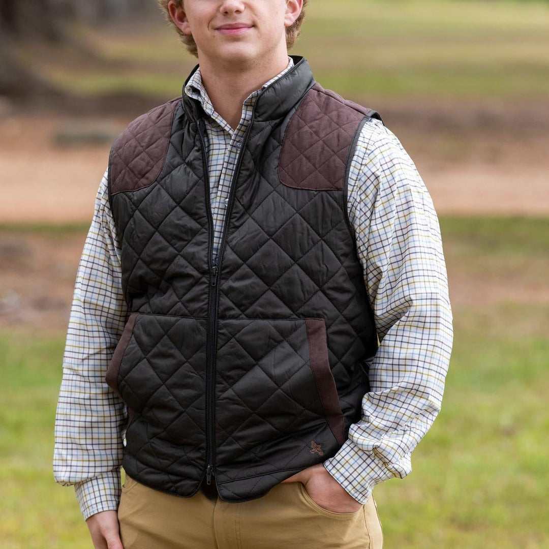 Kevin's Quilted Vest with Shooting Pads-Men's Clothing-Kevin's Fine Outdoor Gear & Apparel