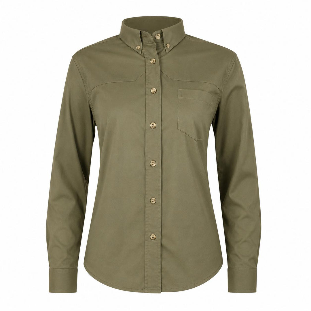 Kevin's Ladies Performance Shooting Shirt-Women's Clothing-Olive-XS-Kevin's Fine Outdoor Gear & Apparel