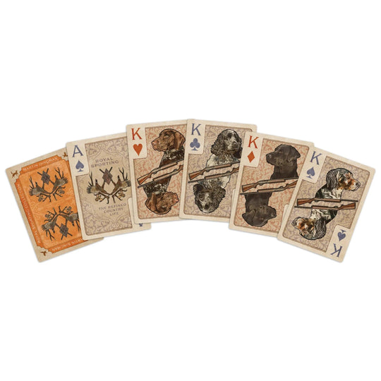 Martin Dingman Hand Finished Alligator Grain Leather Royal Flush Playing Cards Case-Home/Giftware-Kevin's Fine Outdoor Gear & Apparel