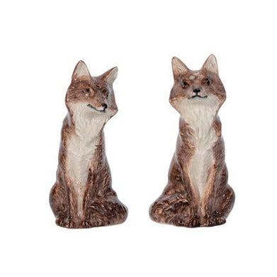 Juliska Clever Creatures Fox Salt and Pepper Shakers (Set of 2)-Home/Giftware-Kevin's Fine Outdoor Gear & Apparel